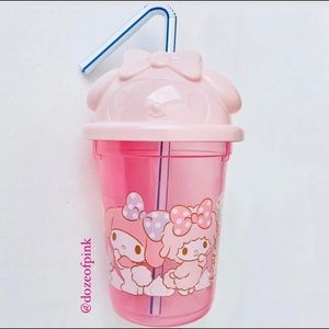 SANRIO MY MELODY x PIANO CUP W STRAW